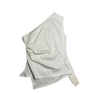 White‎ One-Shoulder Top